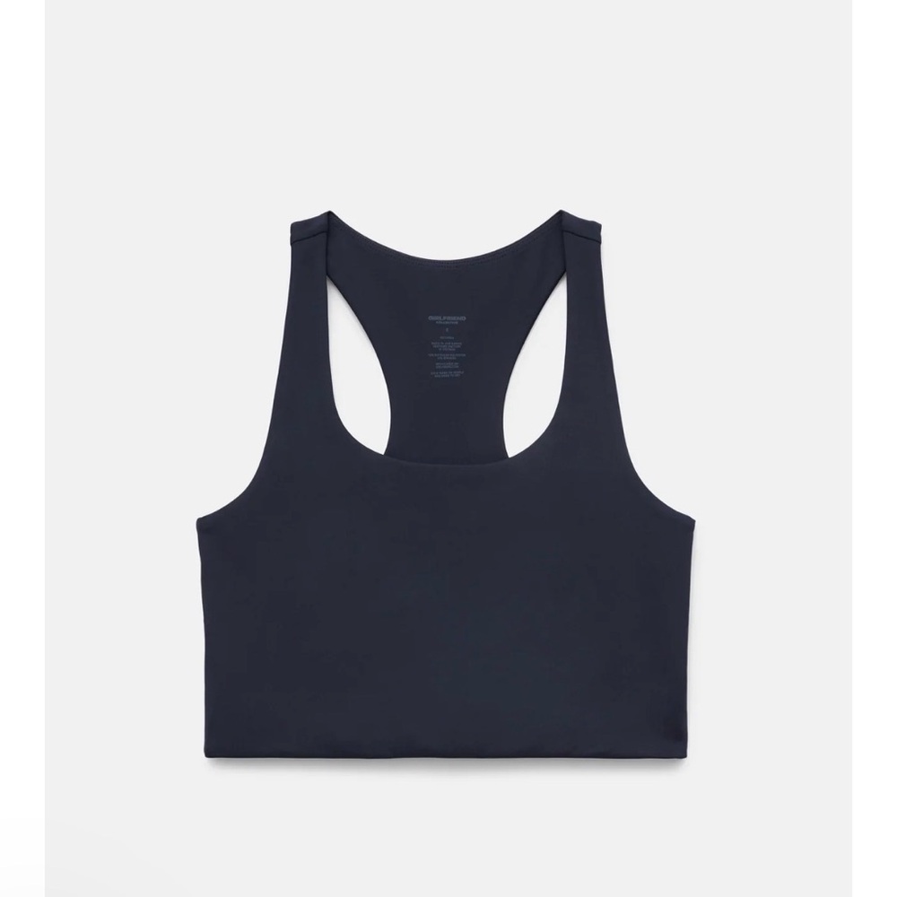 Girlfriend Collective racerback bra Navy - like new!